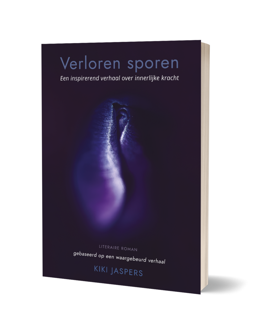 boek Verloren Sporen van Kiki Jaspers over haar bijna-doodervaring en innerlijke kracht